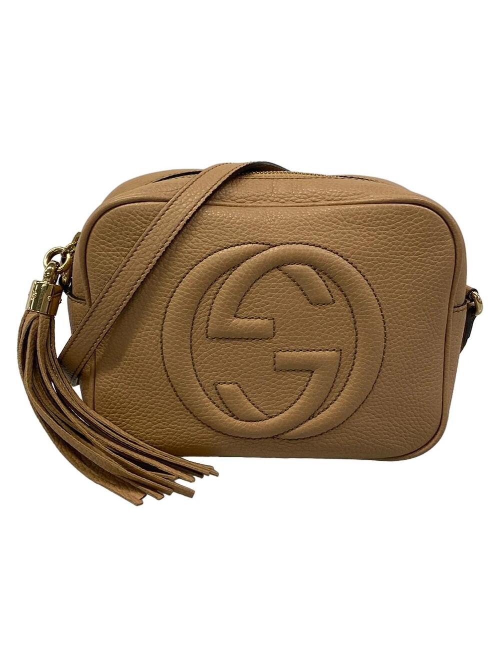 Gucci Soho Beige Leather Shoulder Bag #329303G10B